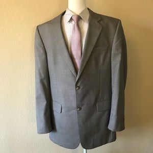 Jos. A. Bank wool and cotton tan blazer 41 L